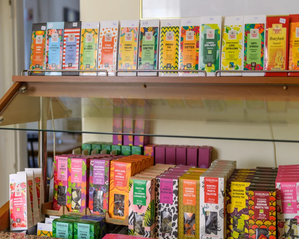 Big selection of different Tea by Forsman.